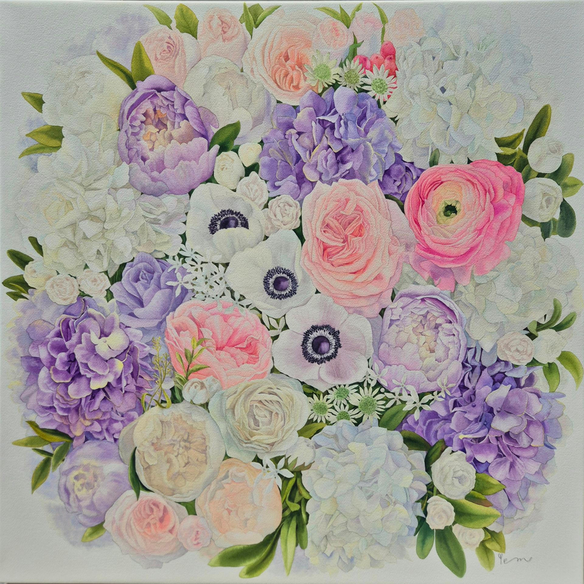 김우경개인전- 찬란하게 피어나는 꽃들